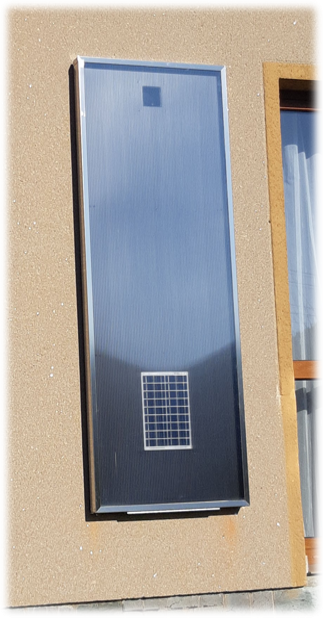 Teplovzdušný solární panel